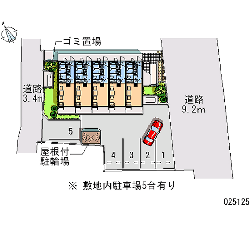 レオパレス祇園 月極駐車場