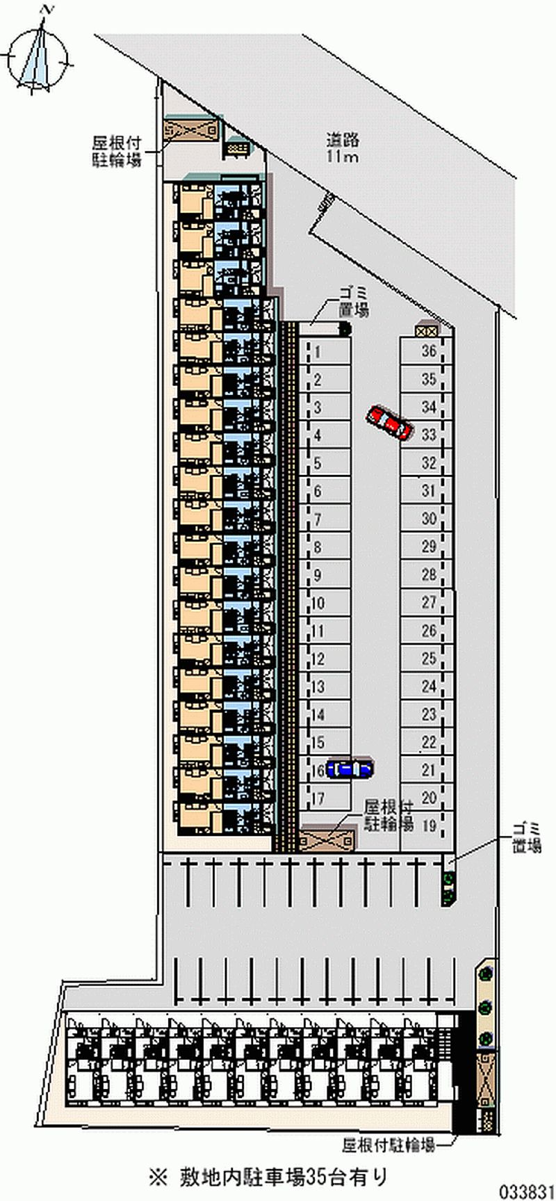 33831 Monthly parking lot