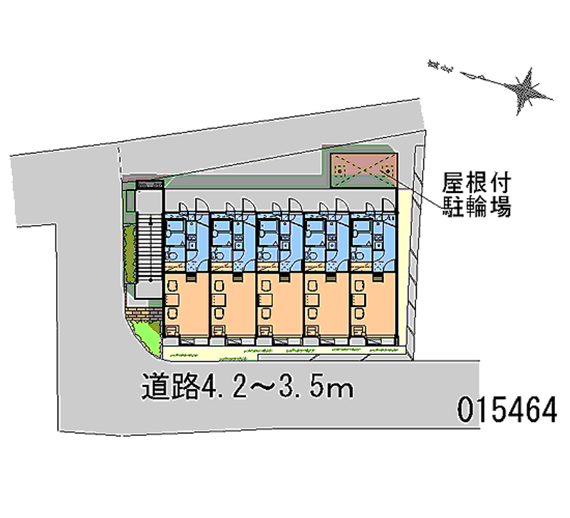 レオパレスサンハウス 区画図