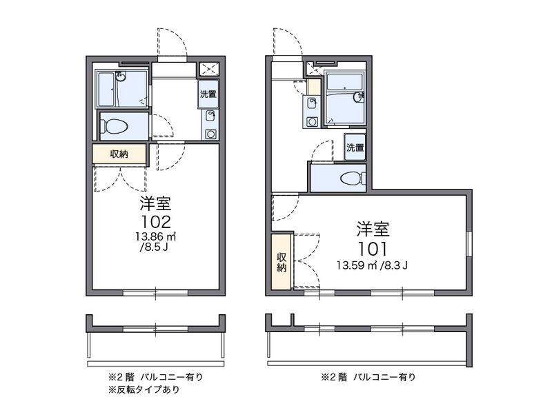 レオパレスＰｅｏｐｌｅ 間取図