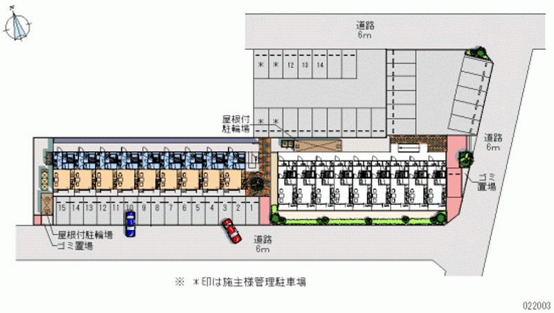 22003 월정액 주차장