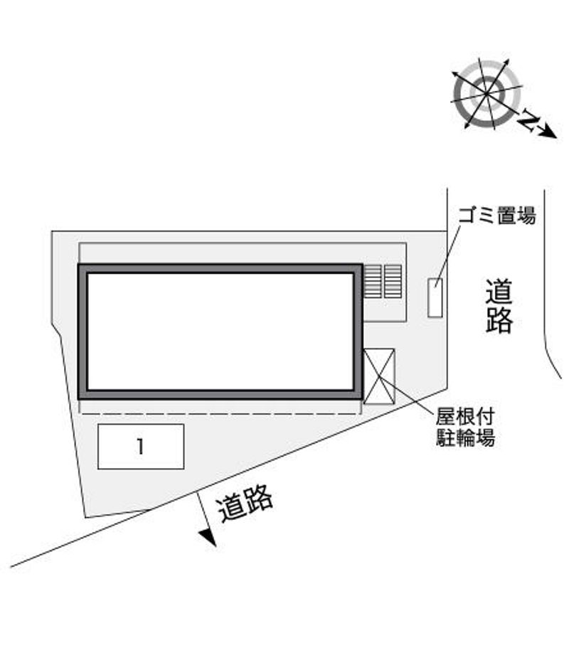 レオパレスレヴェルベールⅣ 配置図
