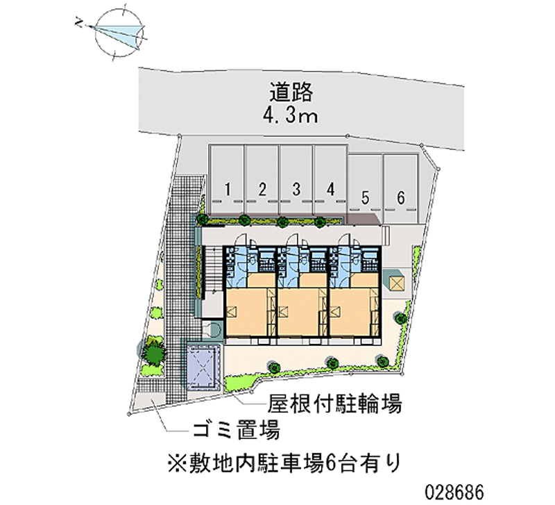 leopalace Maniana Sơ đồ khu đất