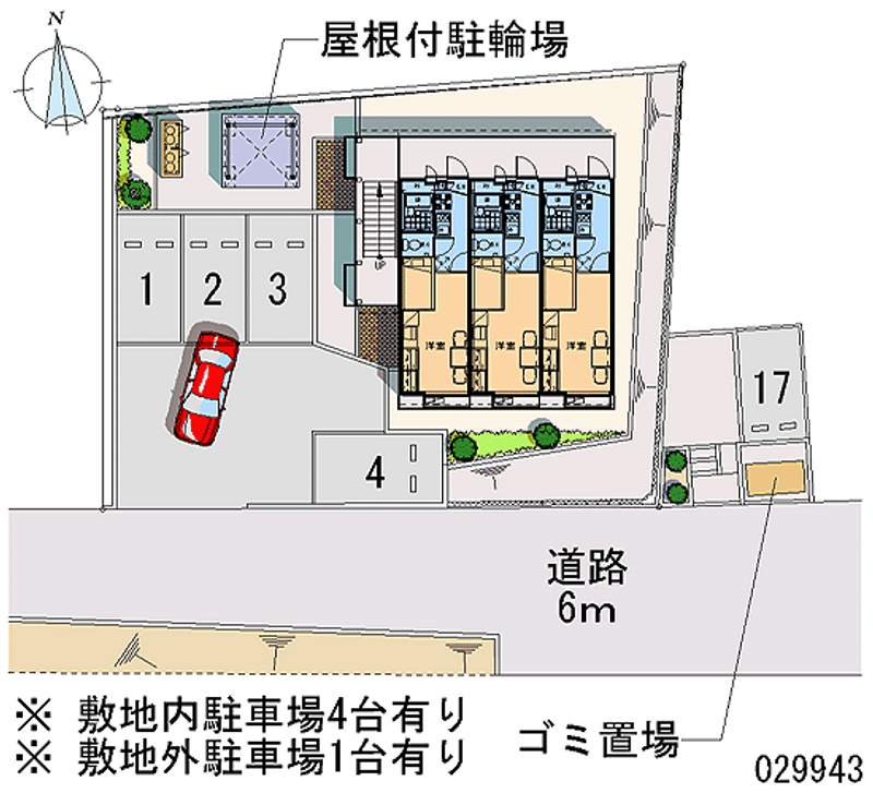 レオパレス天意 区画図