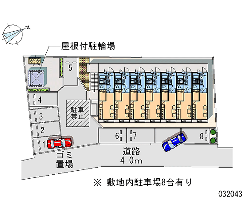 レオパレス瑞光 区画図
