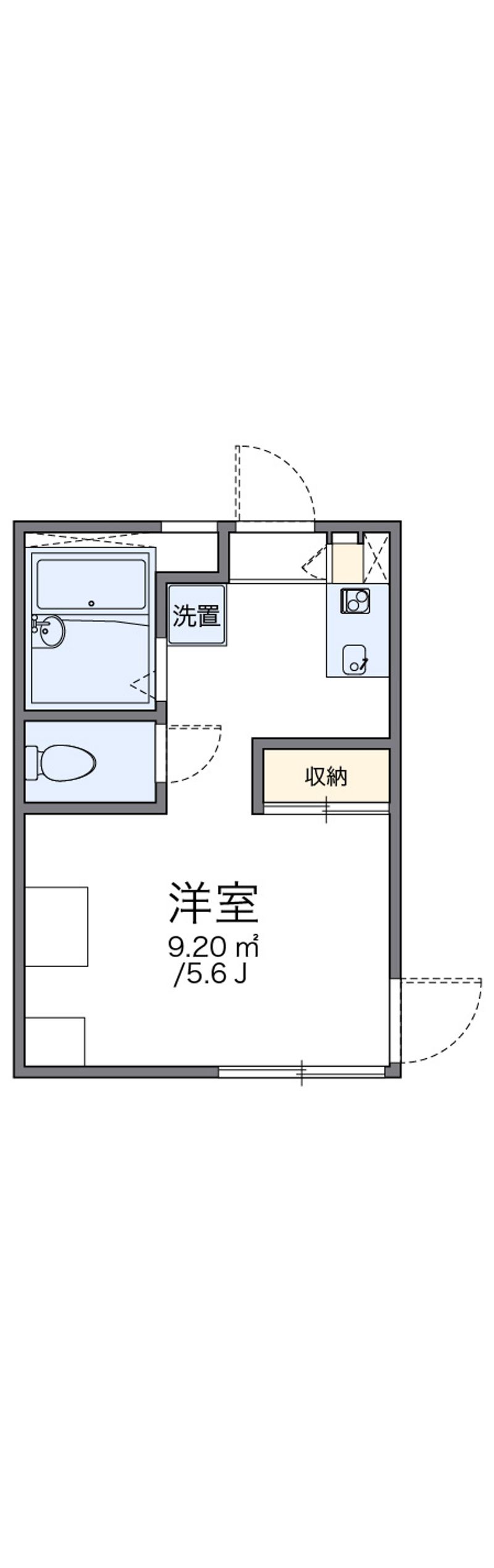 レオパレスメゾン・ド・ユキ 間取図