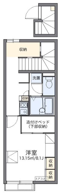 レオパレスきらり 間取り図