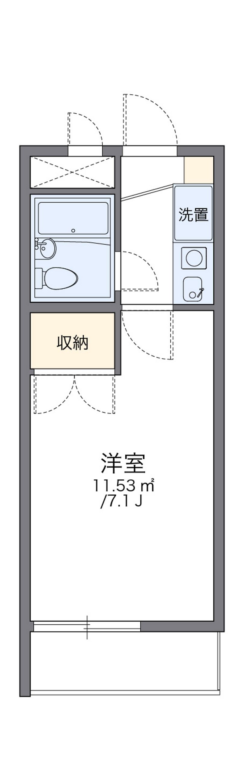 レオパレスＲＸ豊田梅坪 間取図