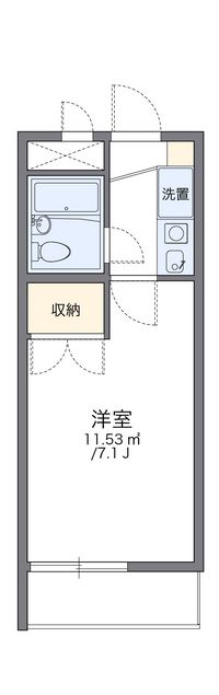 レオパレスＲＸ豊田梅坪 間取り図