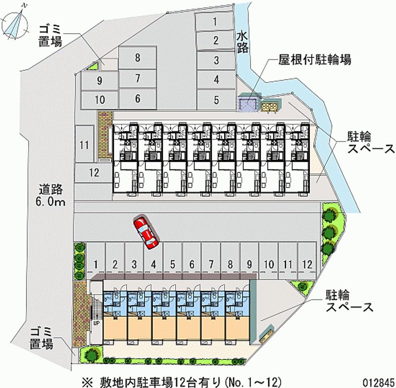 レオパレスシェソワ 月極駐車場