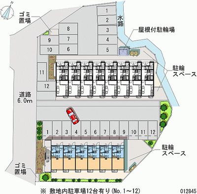 レオパレスシェソワ 月極駐車場