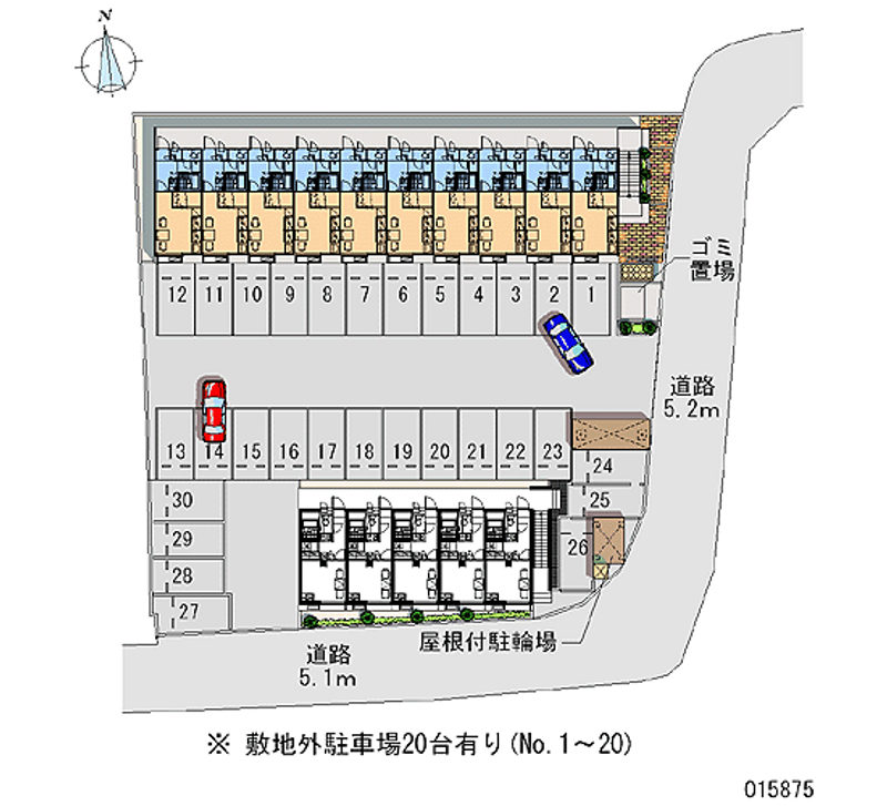 15875月租停车场