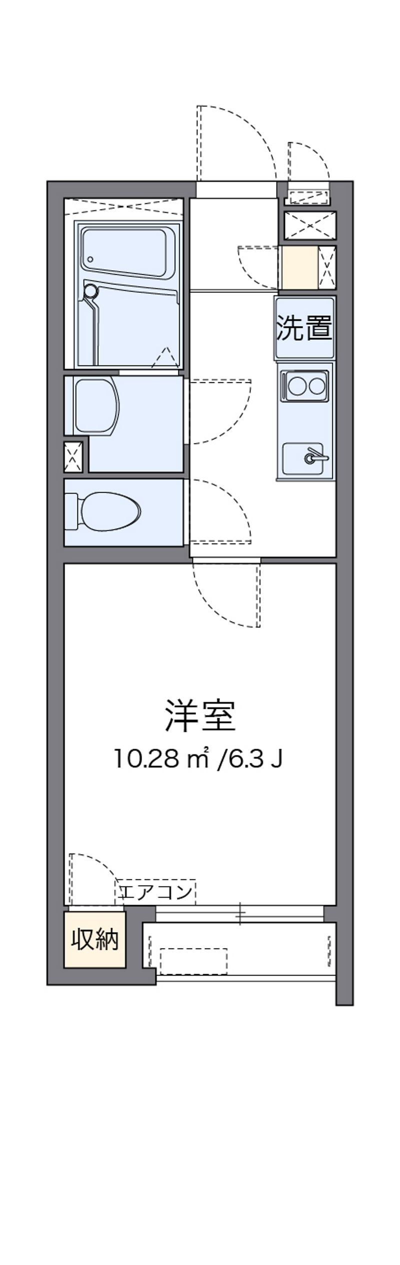クレイノＦＥＲＩＯ 間取図