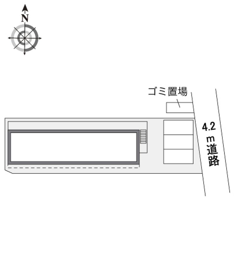 レオパレスＢｅｌｌ　Ｃｏｕｒｔ 配置図
