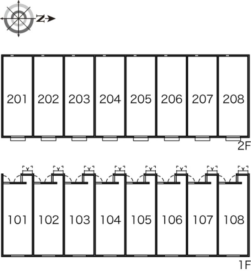 レオネクスト桜ツインＡ 間取配置図