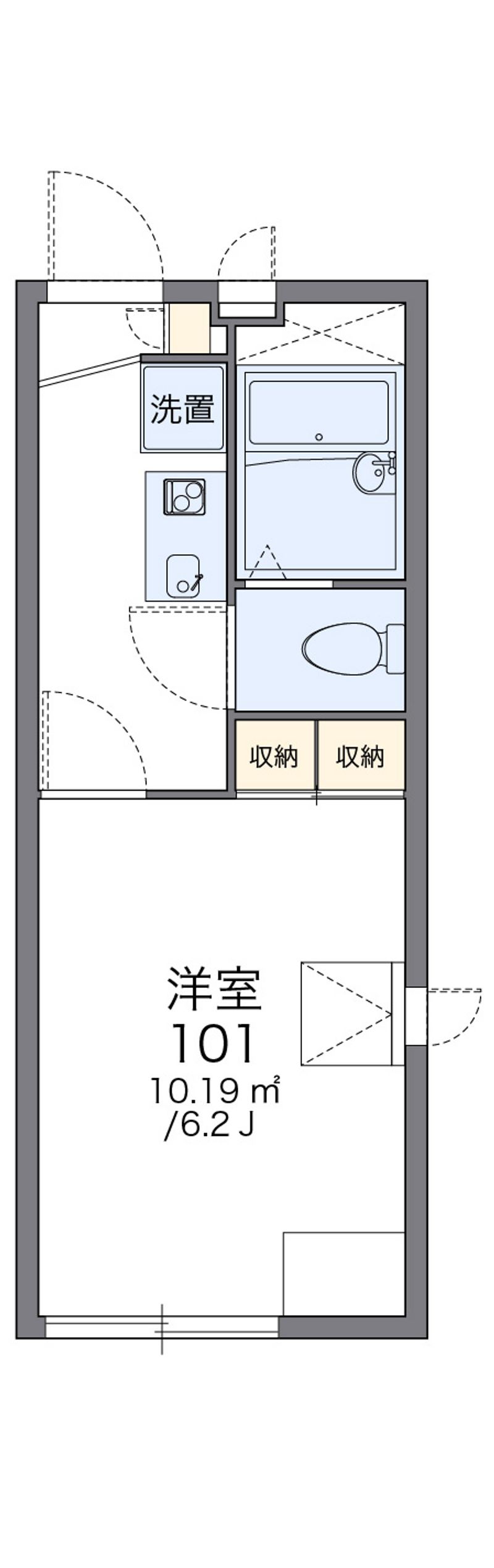 レオパレス未来 間取図