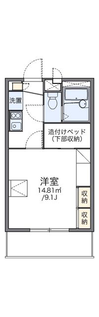 レオパレス多田２ 間取り図