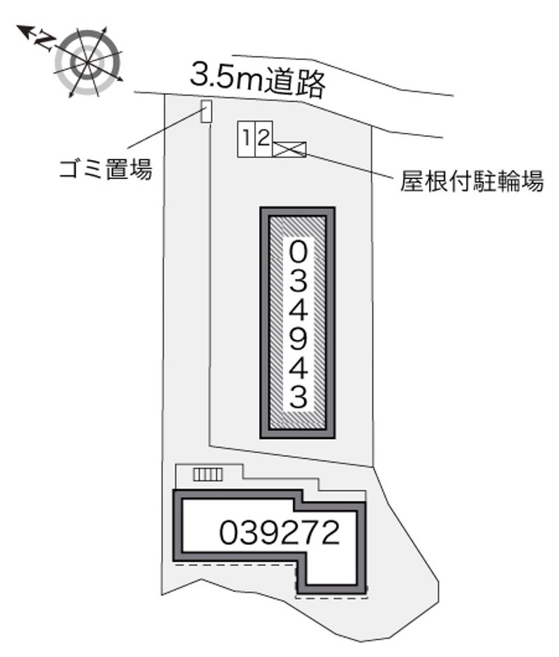 レオパレスラビス山王谷 配置図