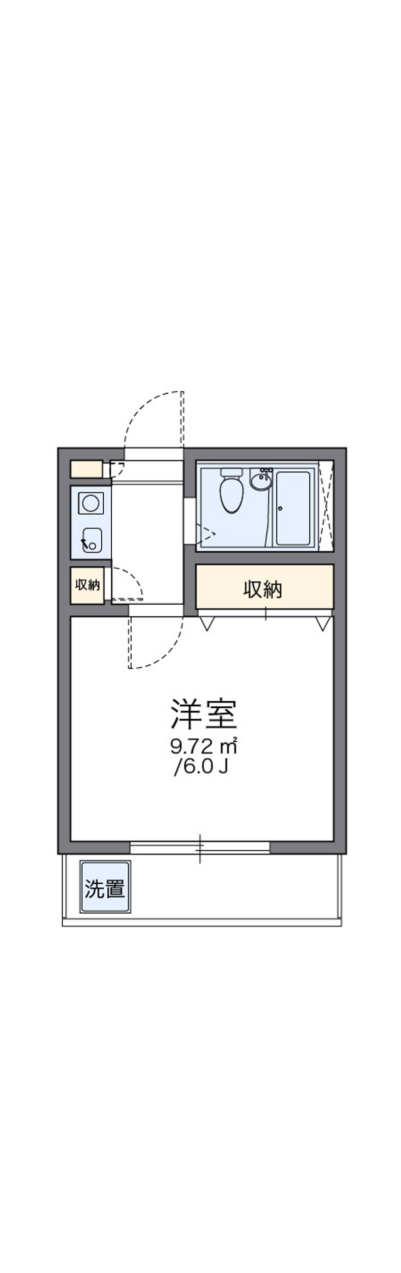 レオパレス相模原第１ 間取図
