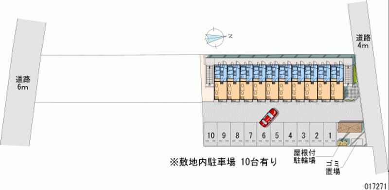 17271月租停車場