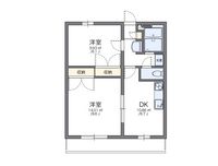 レオパレスヴィラ千塚 間取り図