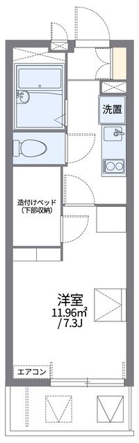 レオパレスいとう 間取り図