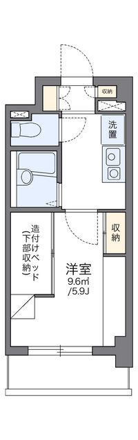 レオパレス宇田川町マンション 間取り図