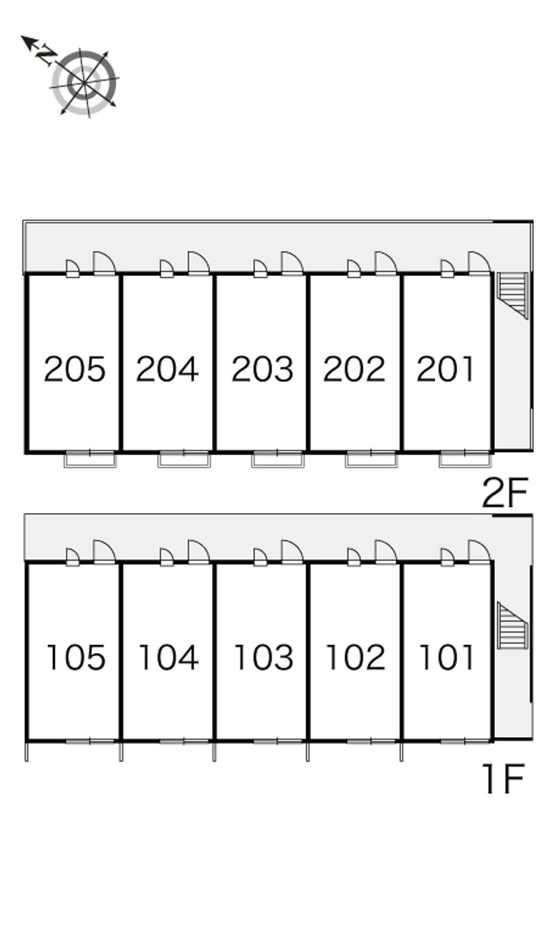 レオパレスツェーンブルグ 間取配置図