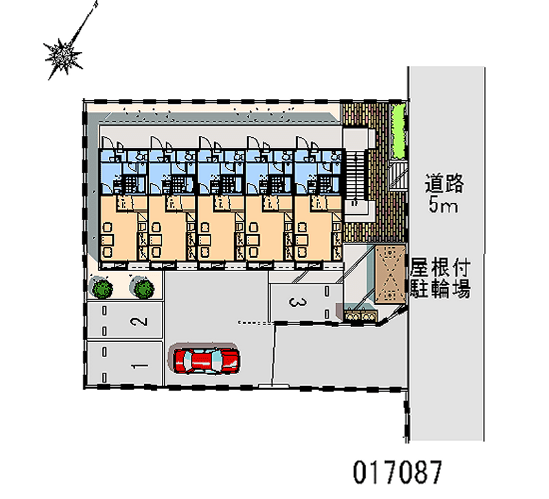 17087月租停車場