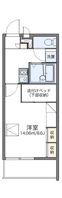 レオパレス秀 間取り図