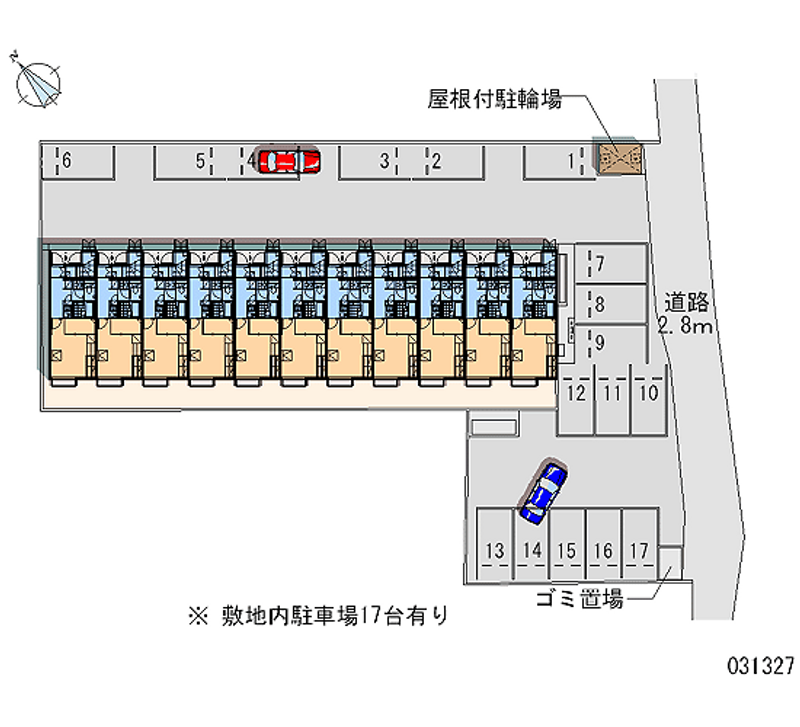 レオパレスＤｏｈａｋｕ２ 月極駐車場