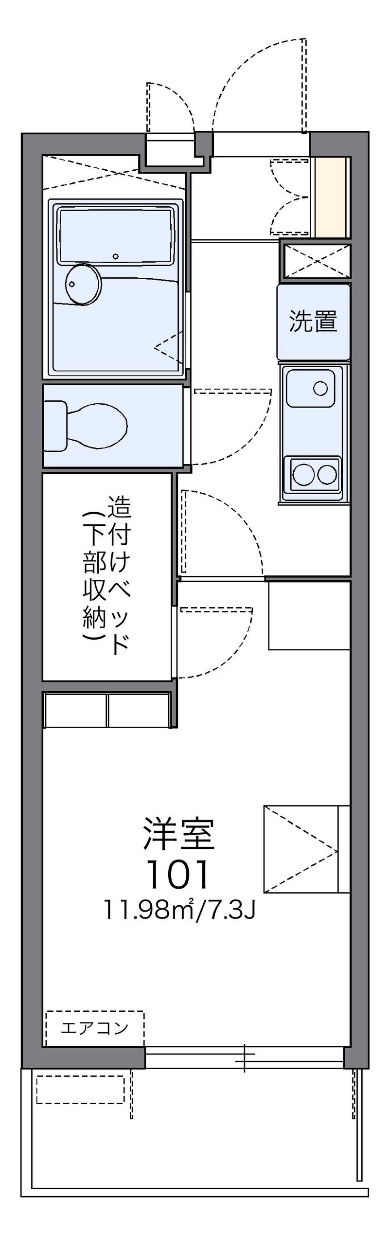 レオパレスＮｅｅｄｓ 間取図