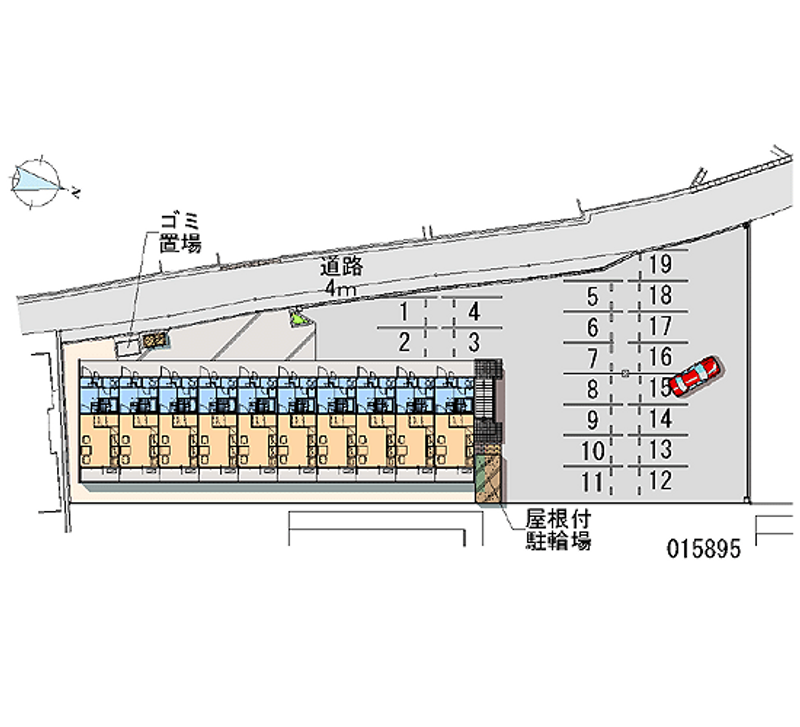 15895 Monthly parking lot