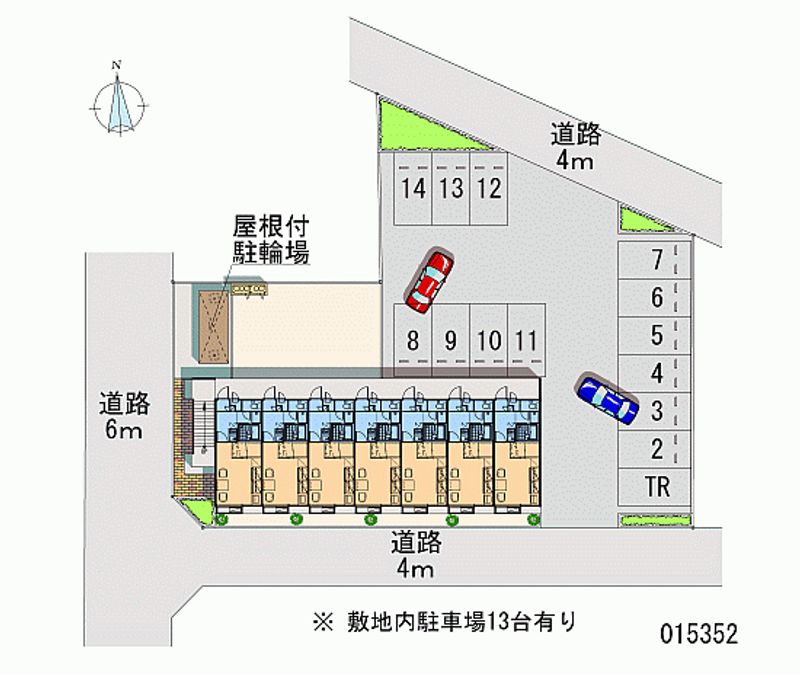 レオパレス迎町 月極駐車場