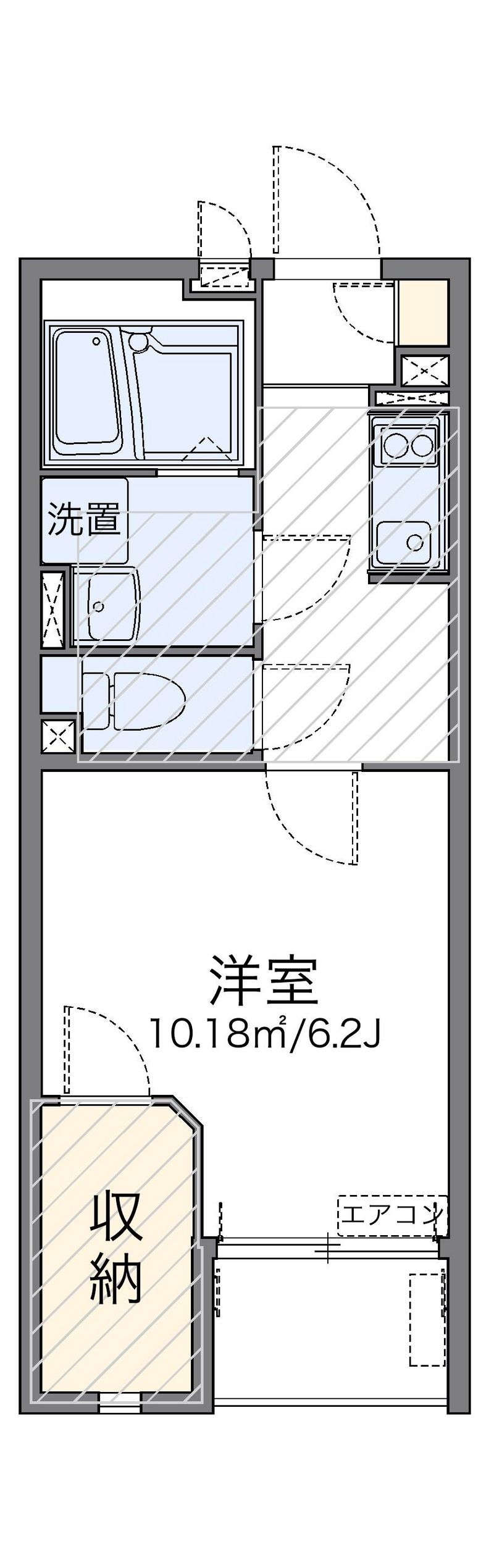 レオネクスト呉松Ⅱ 間取図