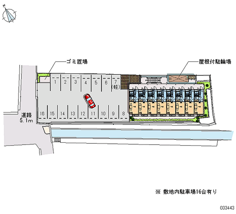 33443月租停車場