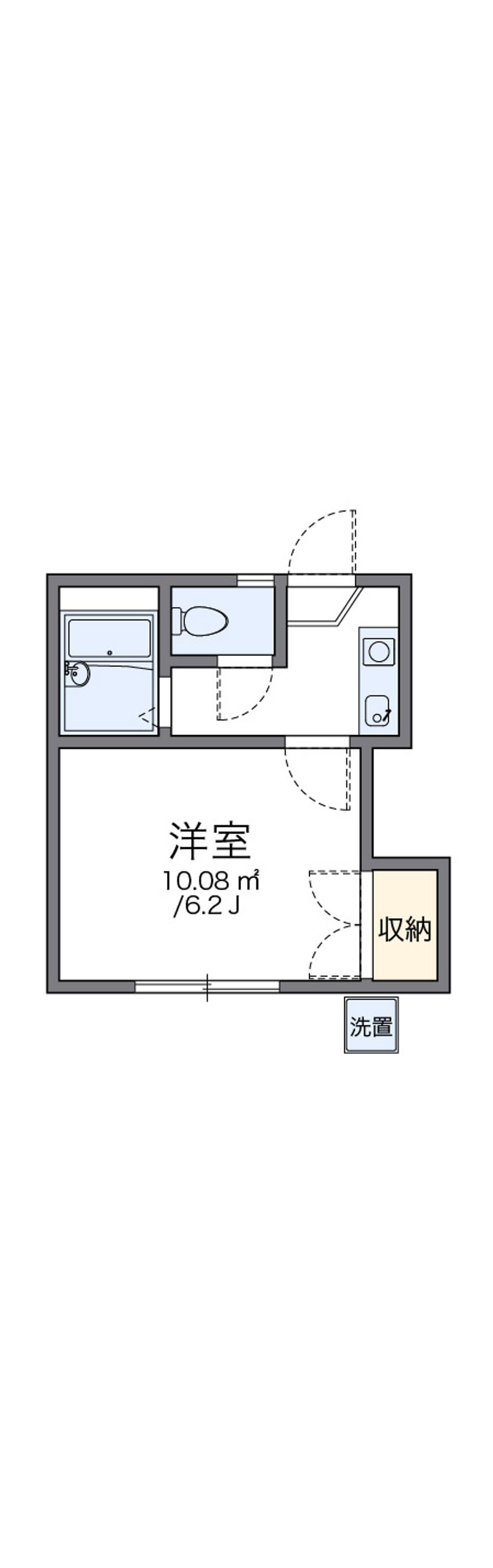 レオパレス下松 間取図