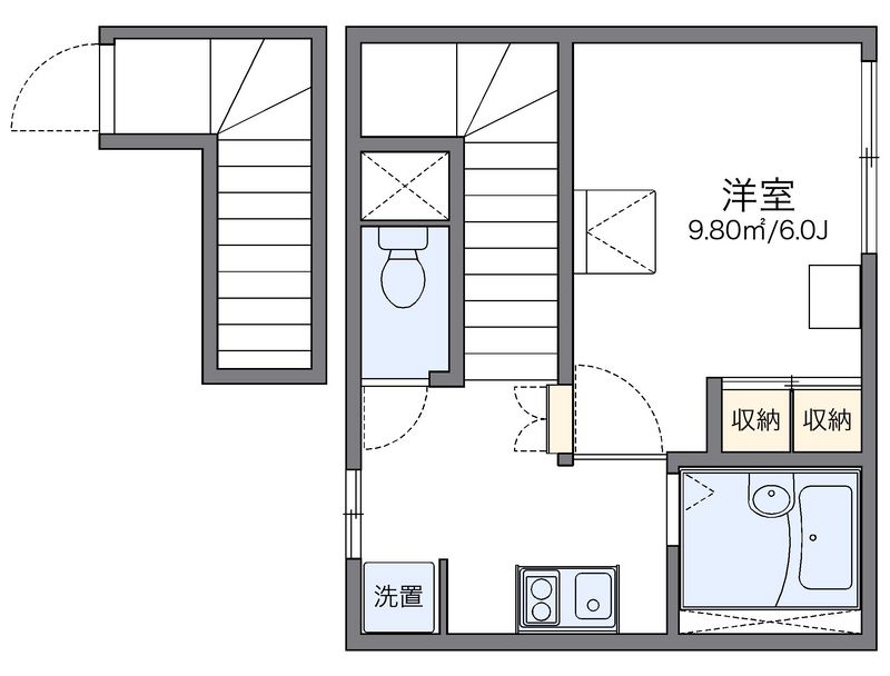 レオパレスアミーⅡ 間取り