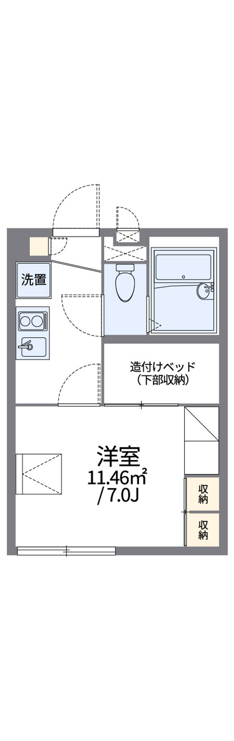 レオパレスマイン　シュロス 間取図