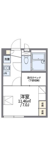 レオパレスマイン　シュロス 間取り図