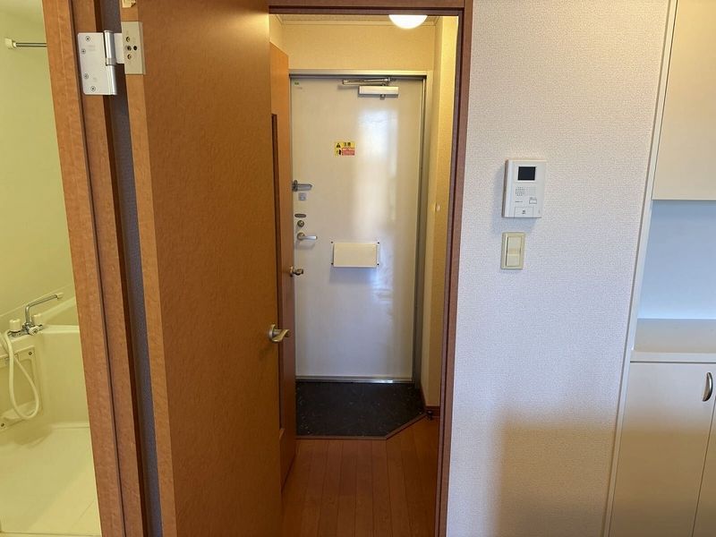 レオパレスアゼリアカーサ 玄関
