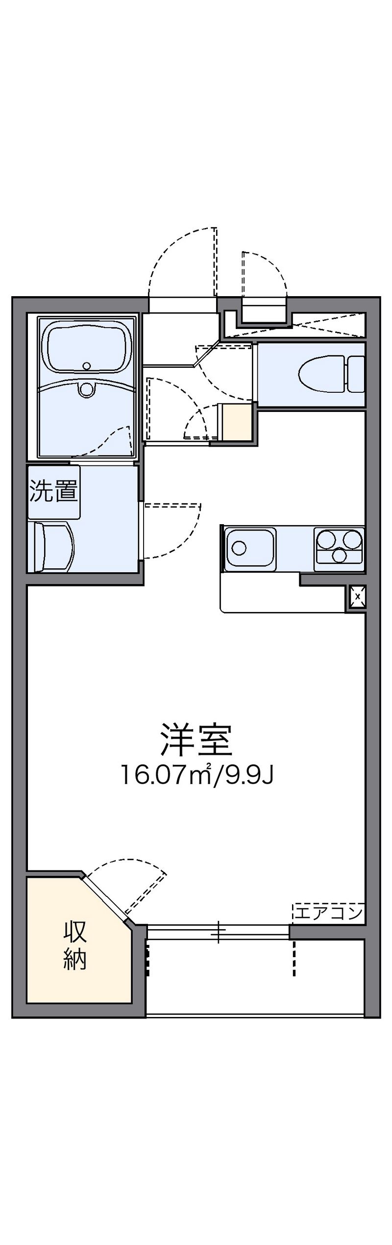 レオネクストツインクルしだみＡ 間取図
