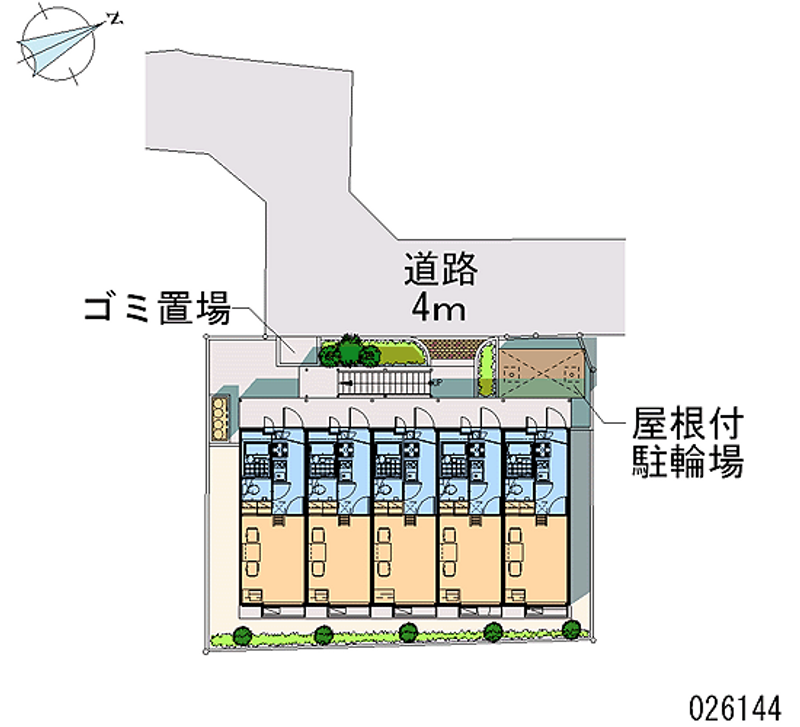 レオパレスニューリバー松本 区画図