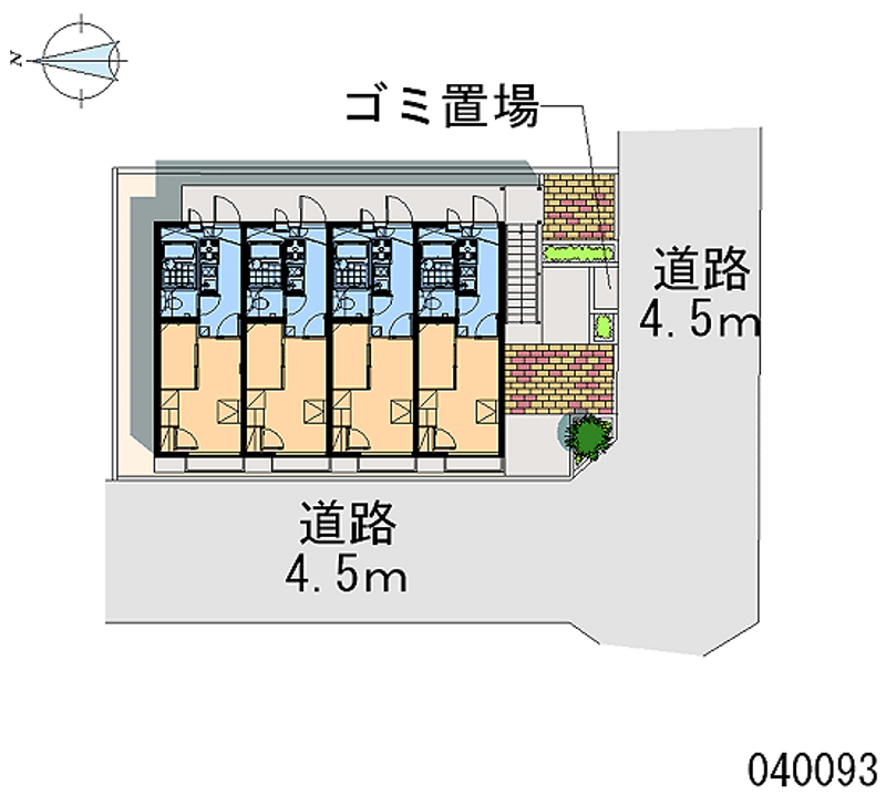 レオパレスアザレーア 区画図