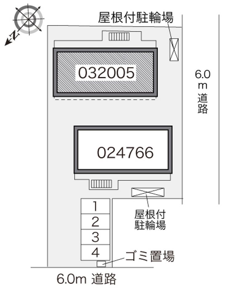 レオパレスＦＵＪＩＭＩ 配置図