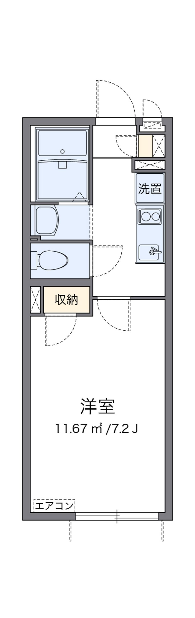 クレイノスガノ東 間取り