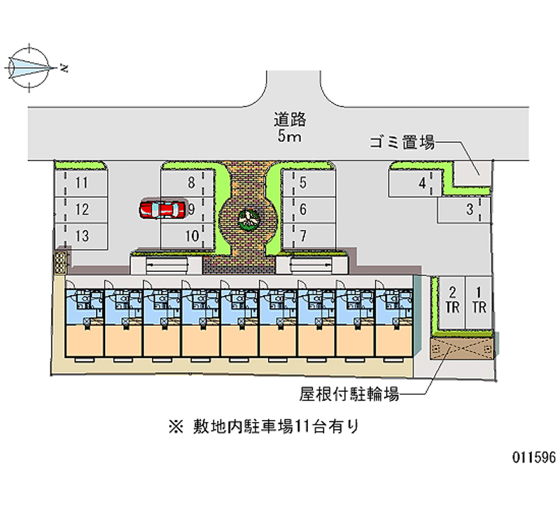 11596 Monthly parking lot