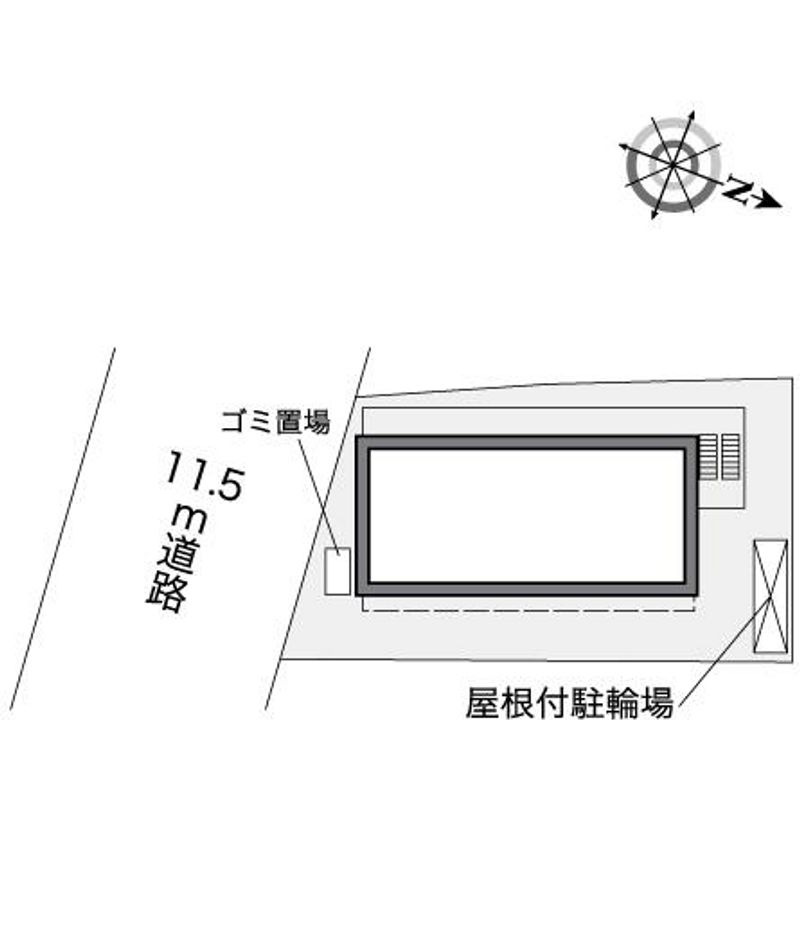 レオパレスリリィハイム 配置図
