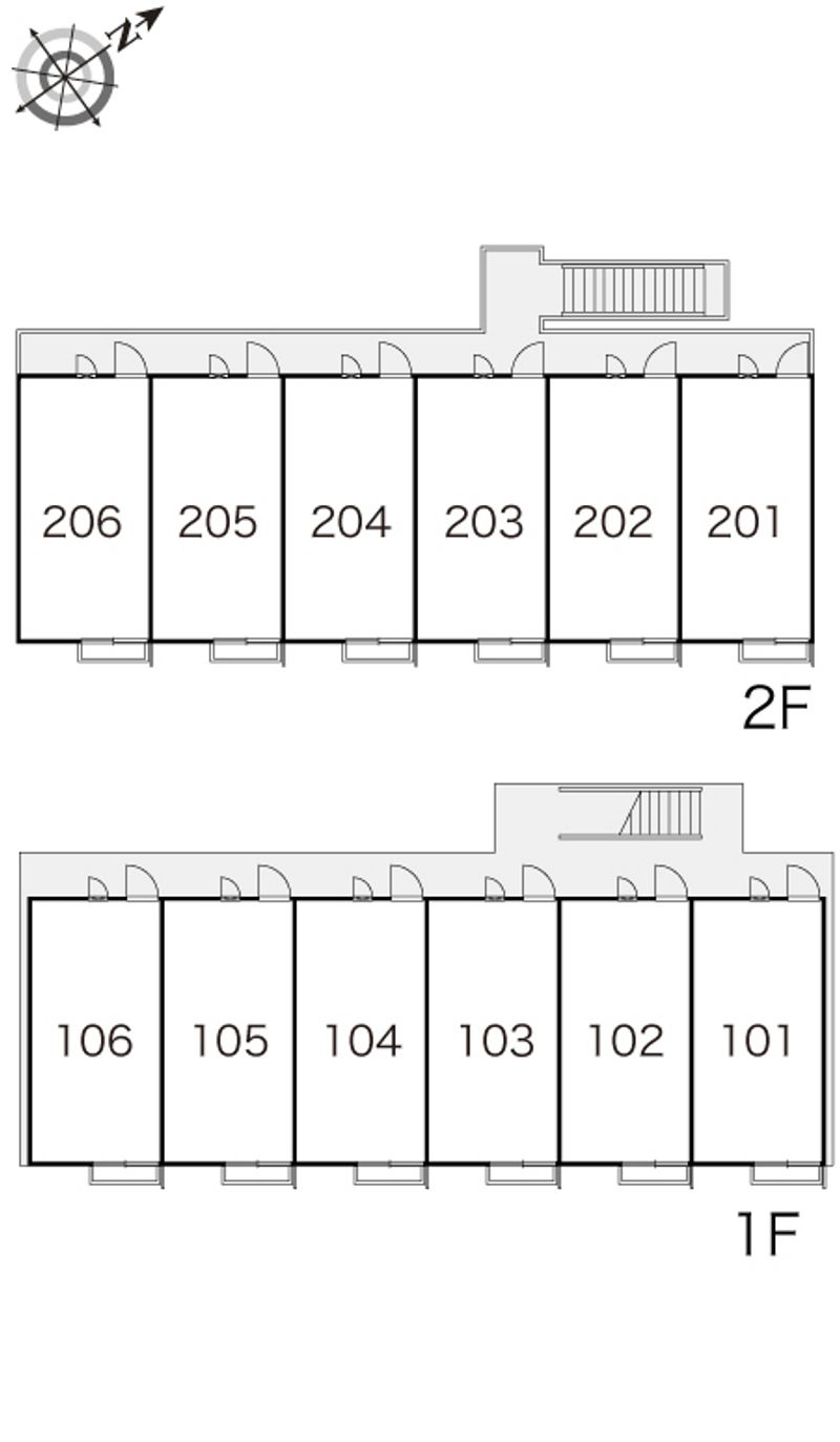 レオパレスラ・シンシア 間取配置図