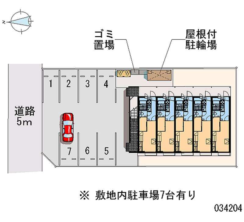 レオパレス翔賢 区画図